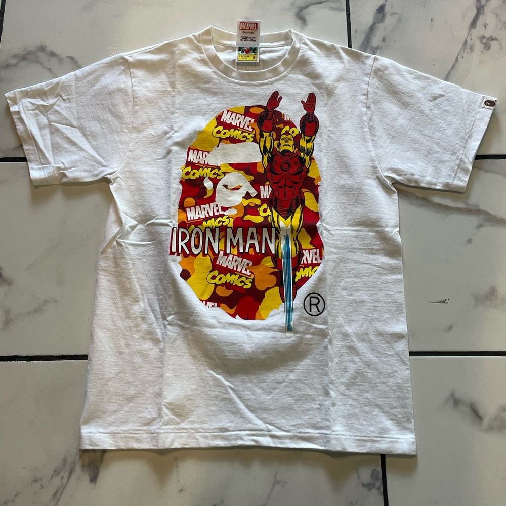 BAPE Marvel Collab Tee M